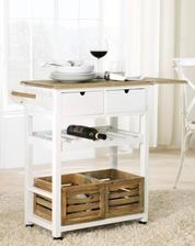 mozno ostrovcek servirovaci stolik AUDREY kika 100eur 95x82x36 cm