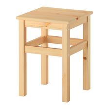 stolcek ikea 10eur pojde pod stol, len bude premalovany na bielo a vrch namoreny v prirodnej farbe