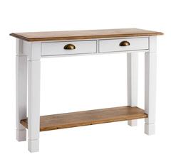 na dlhu chodbu ku stene stolik Ryslinge Jysk 149eur