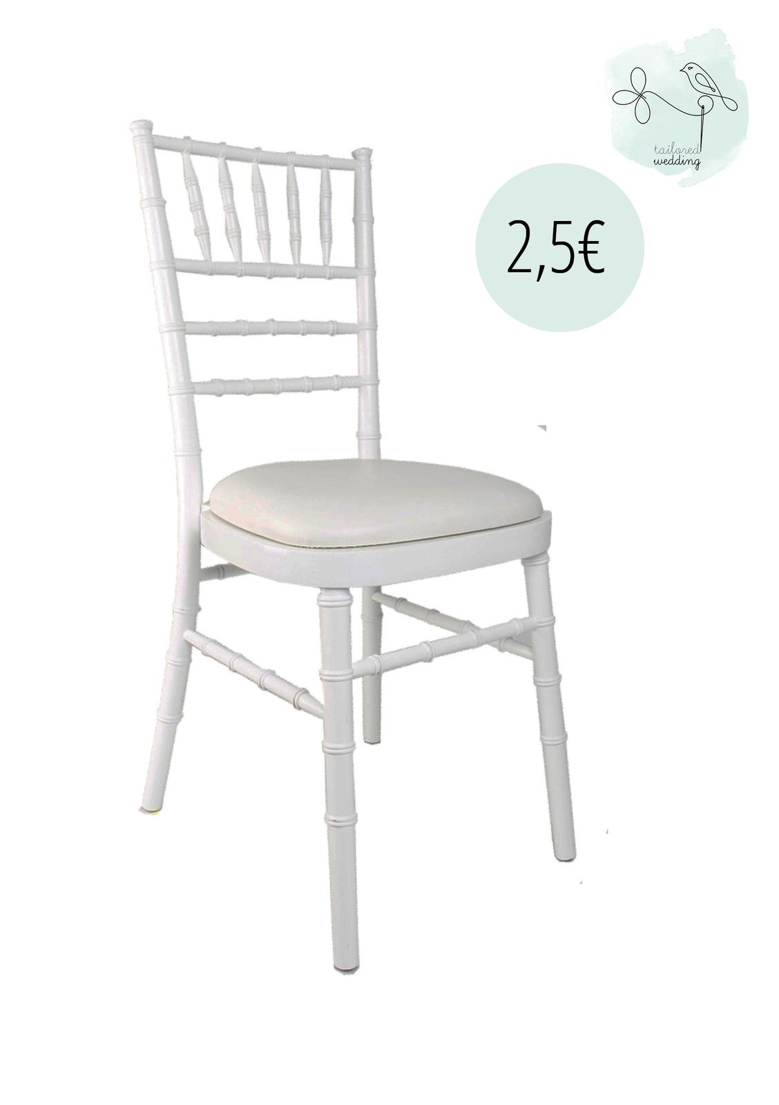 Biele Chiavari stoličky  - Obrázok č. 1