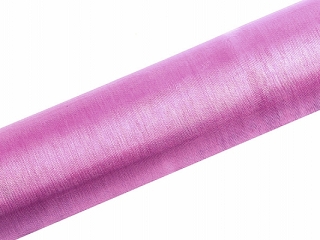 Organza růžovo-fialová 16cm/9m neobšitá - Obrázek č. 1