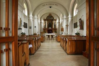 kostel Sv. Jiljí v Bohuňově - místo našeho obřadu
