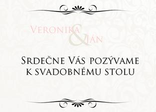 Pozvánka ku svadobnému stolu..patrí k pokusu č.2 ;)