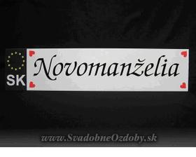 ŠPZ na svadobnú limuzínu :-)