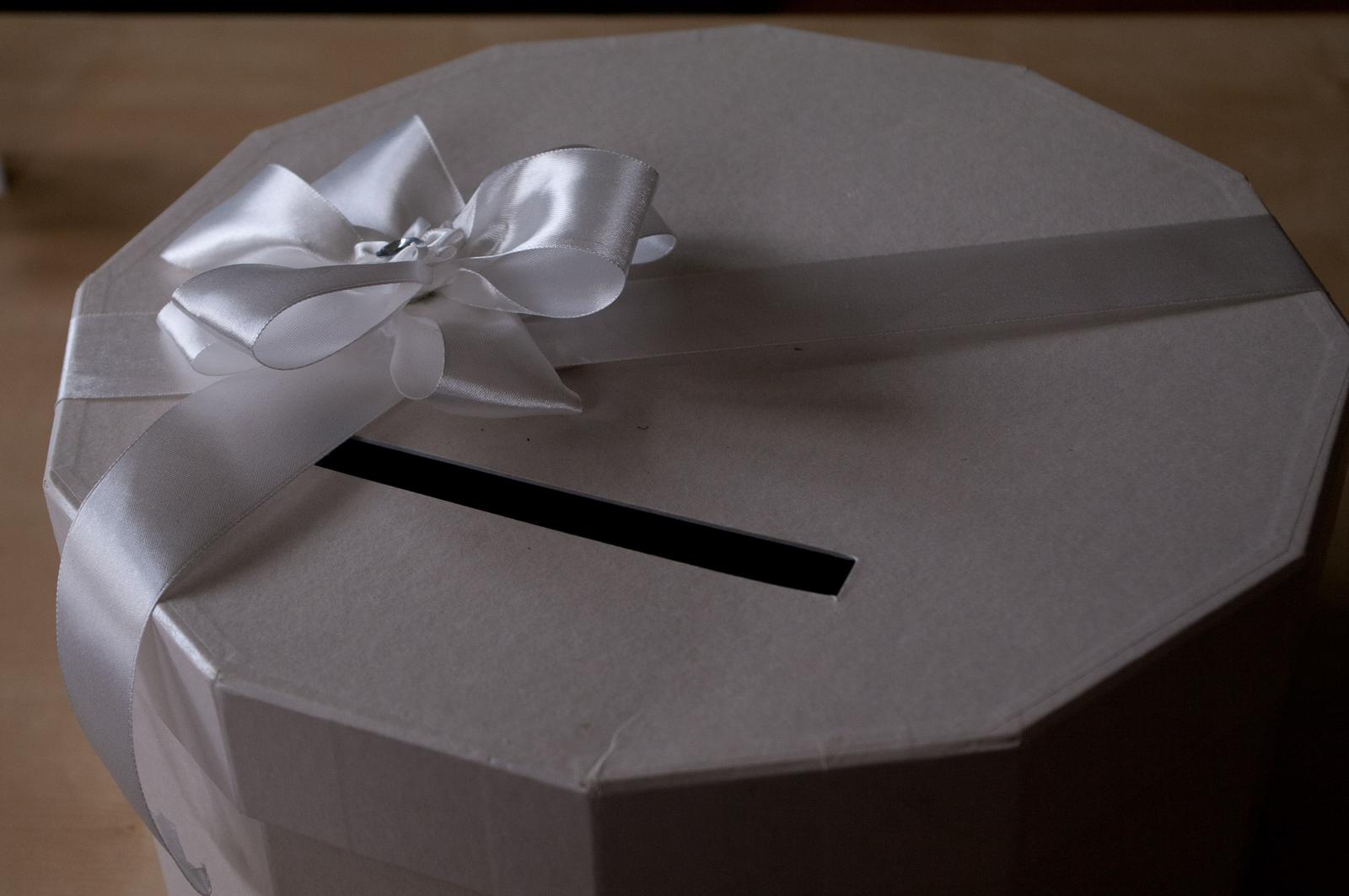 Svatební krabice na přání či finanční dary - Obrázek č. 1