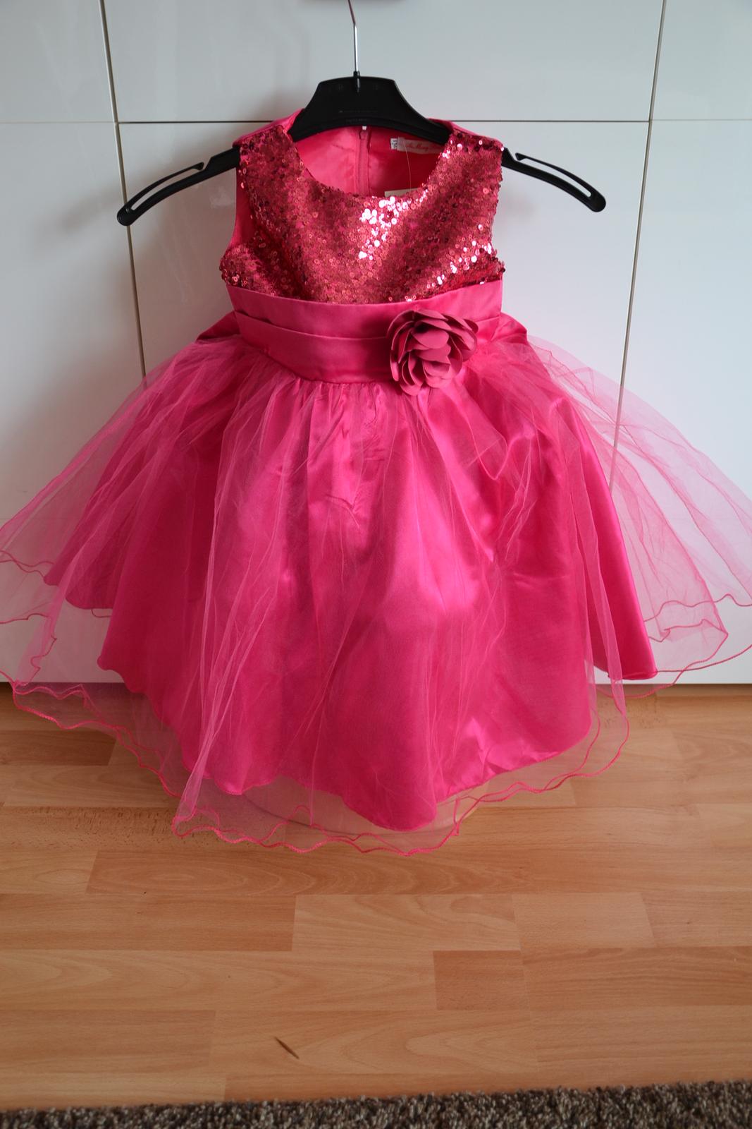 růžové šaty pro družičku s tylovou spodnicí - Obrázek č. 1