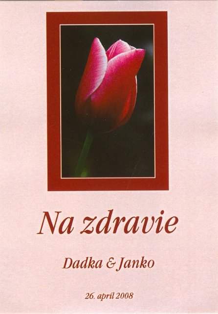 26.4.2008 - Dadka a Janko - etiketa na flasku - 1 strana