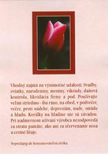etiketa na flasku - 2 strana