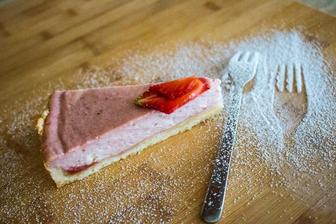Jahodový cheesecake