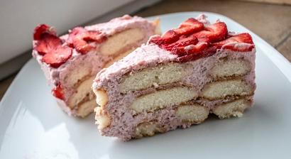 jahodové tiramisu