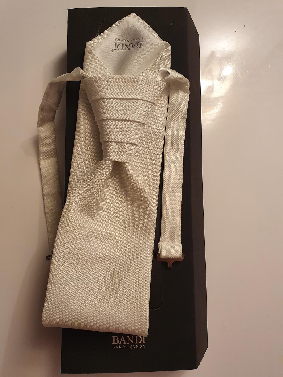 Pánská kravata Bandi + kapesníček - Obrázek č. 1
