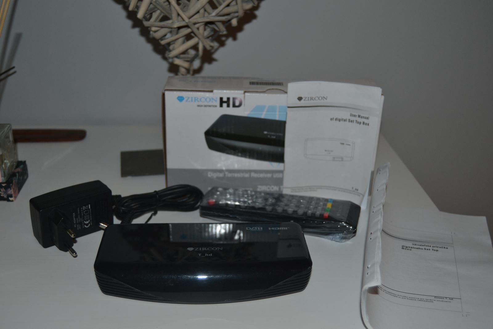 DVB-T prijímač Zircon T HD USB PVR TRZTHD - Obrázok č. 1