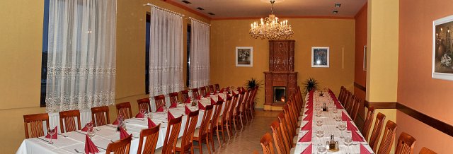 sál, kde bude hostina