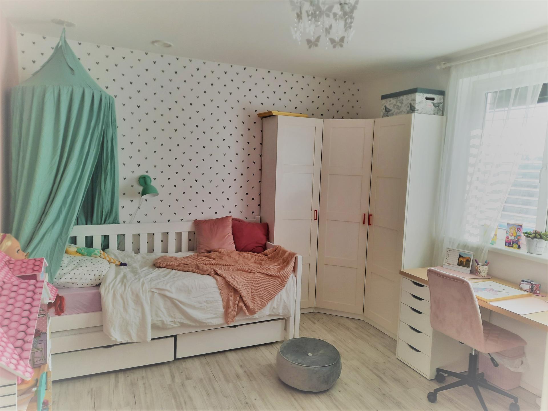 Nový pokojík pro nejmladší - školačku - A hotovo, finální podoba