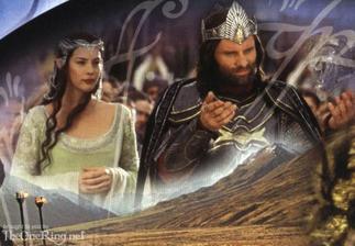 Arwen a Aragorn (Michala som na tu korunu nenahovorila :-D)