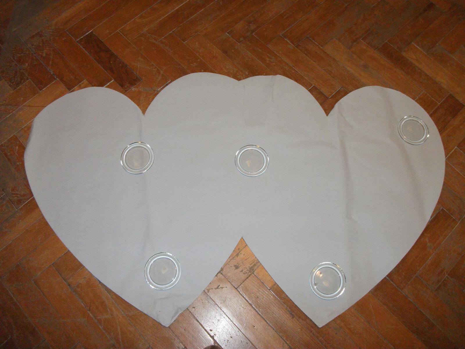 Šablony srdce- nadměrná velikost 140x90cm - Obrázek č. 1