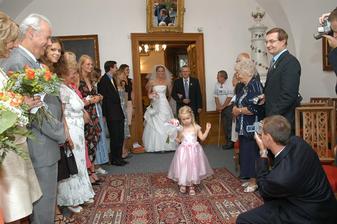 Bride with her father