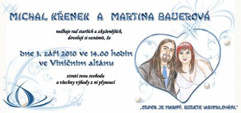 Oznámení - finální návrh oznámení před tiskem, bude se tisknout na stříbrný papír, korunku budu stříbrným fixem vybarvovat, bude ostříháno zdobnými nůžky, celé bude zabaleno do tmavě modrého pauzáku, který bude spojen smetanovou či bílou mašličkou