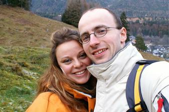 Nase prve spolocne foto...Wanderung bei Garmisch-Partenkirchen