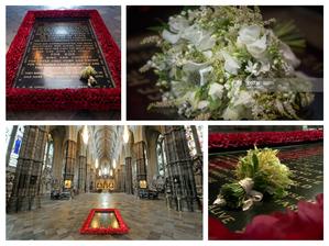 20. května 2018 byla dle královské tradice položena Meghanina svatební kytice na hrob neznámého vojína ve Westminster Abbey