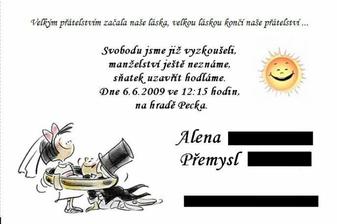 Tak to je nakonec naše oznamko...