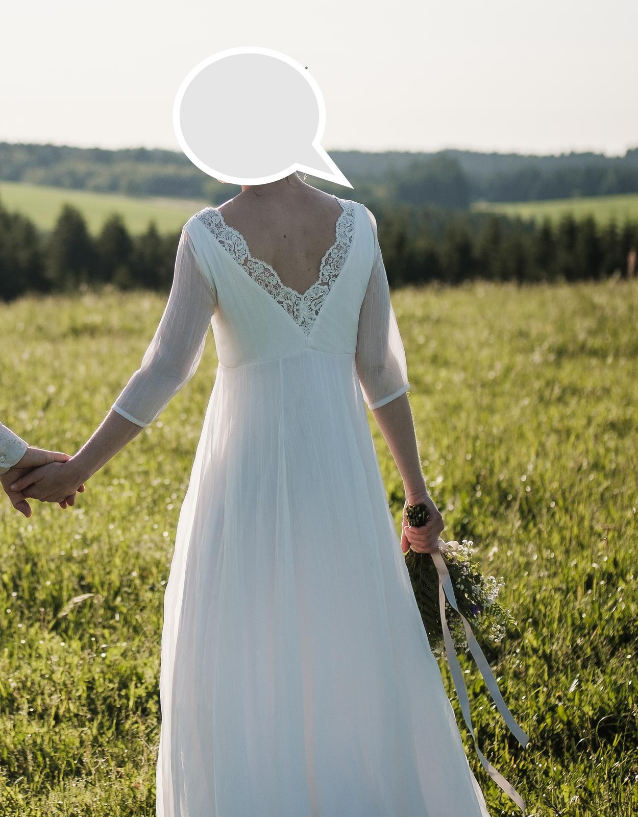 jemné svatební šaty - Obrázek č. 2