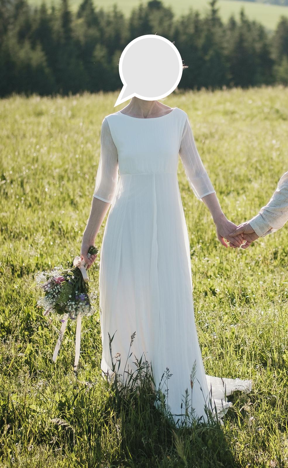 jemné svatební šaty - Obrázek č. 3