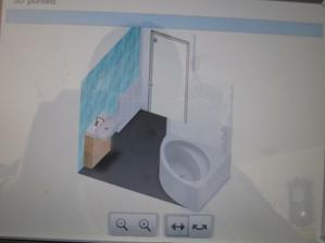 Tak nějak by to mohlo být. Je to v programu Ikea, takže návrh není přesný.