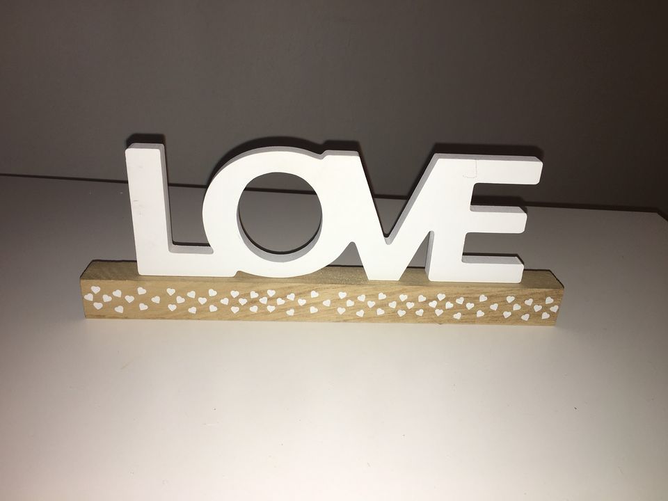 Dřevěný nápis LOVE - Obrázek č. 1