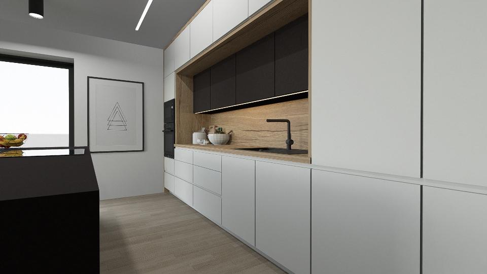 Kuchyň + obývací pokoj, nová vizualizace - Obrázek č. 9