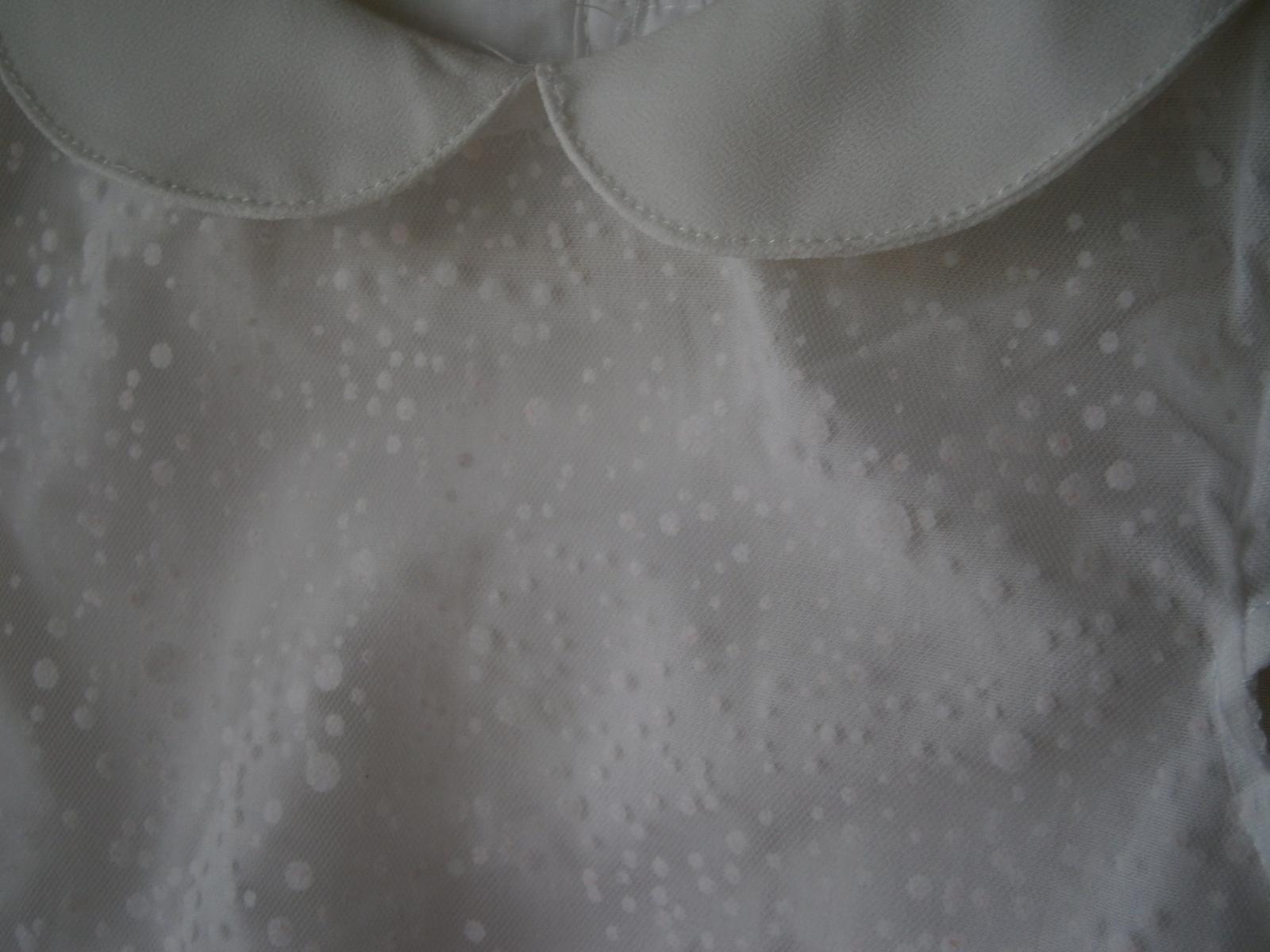 Bílé šatičky s krátkým rukávem - Obrázek č. 2
