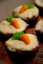 mrkvové muffins s mascarpone krémem