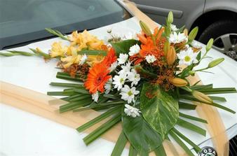 kytka na auto