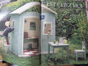 chci pro neteř zahradní domeček, tak sem budu střádat tipy z časopisů ... tohle je z marie claire idees