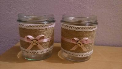 handmade svietniky (samozrejme ich bude viac) :)