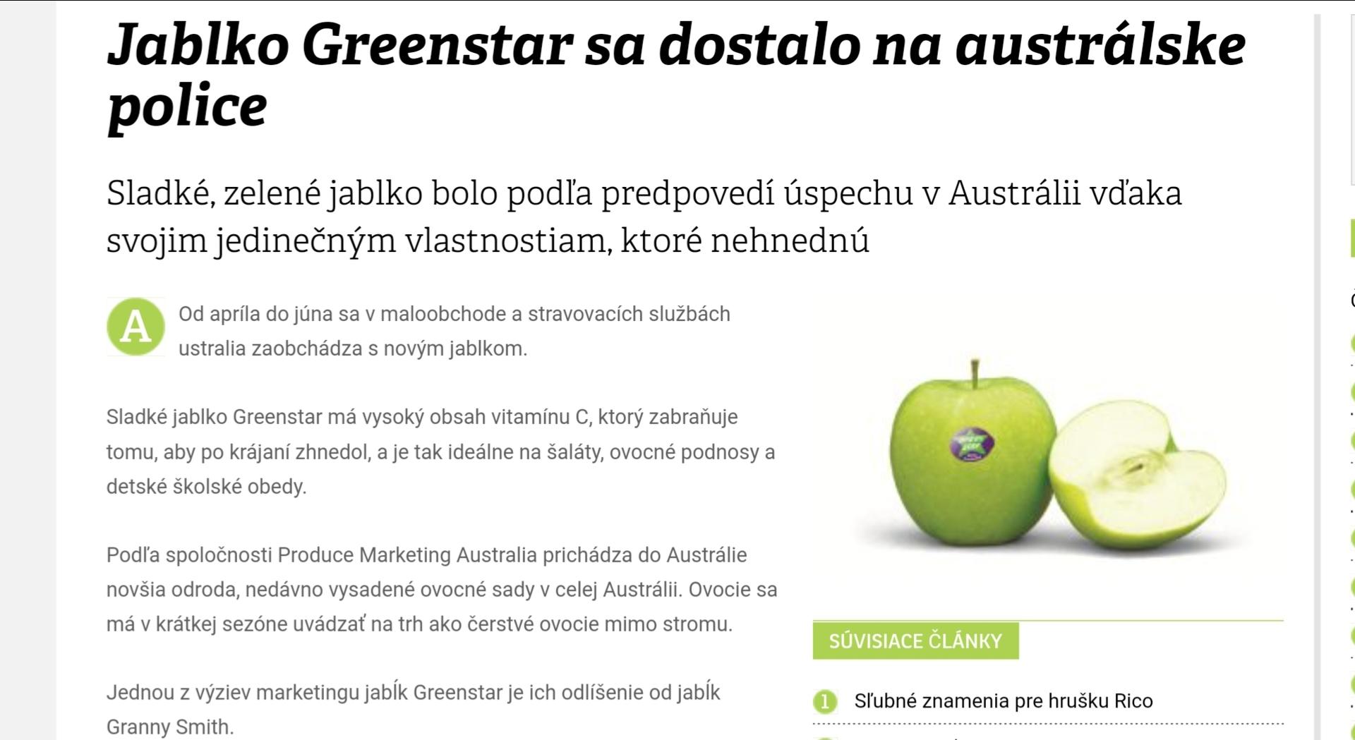 Green Star  apple. - Obrázok č. 3