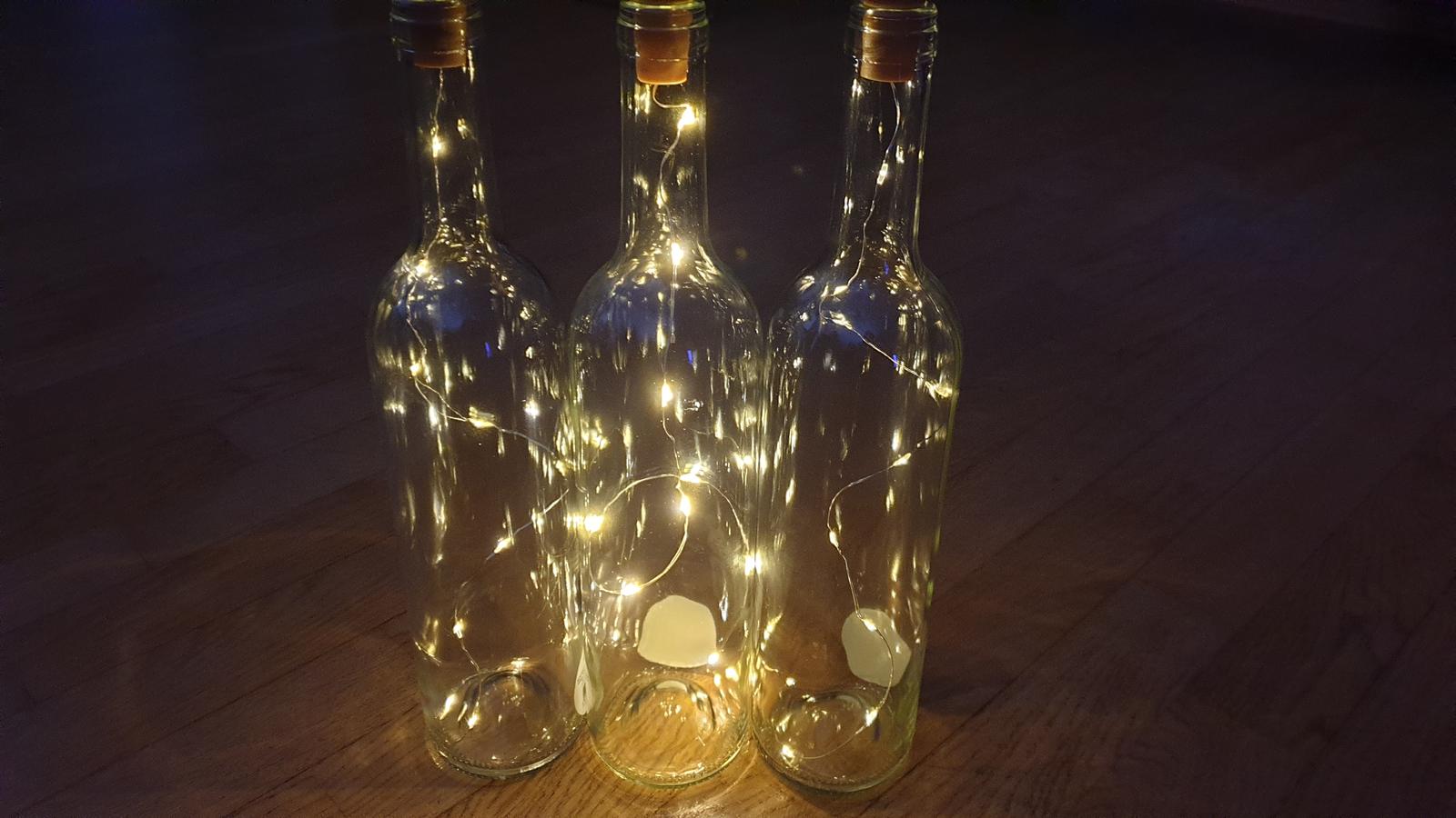 svítící lahve - 10ks - Obrázek č. 1