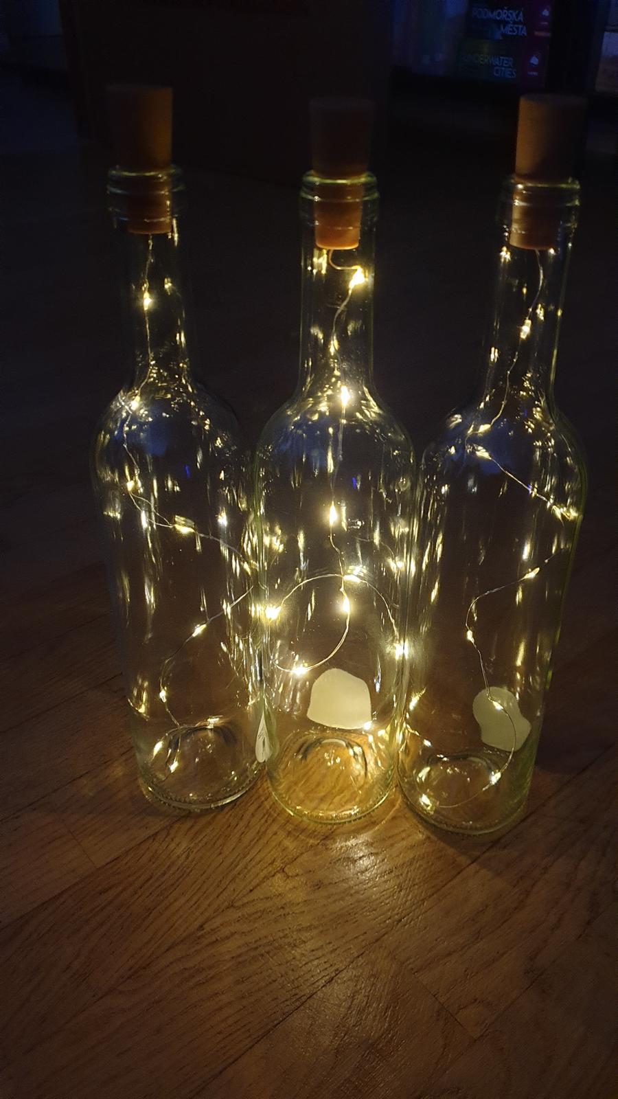 svítící lahve - 10ks - Obrázek č. 2