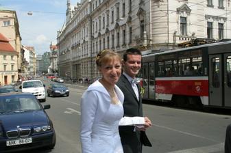 Na radnici jsme šli pěšky