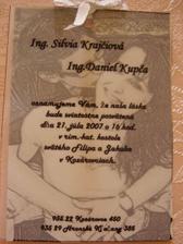 svadobné oznámenie