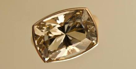červené zlato - 14 karátov, citrín Morava / 9,87 ct