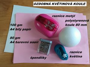 Návod na květinovou kouli