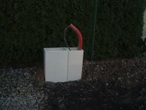 konečně přípojka elektriky