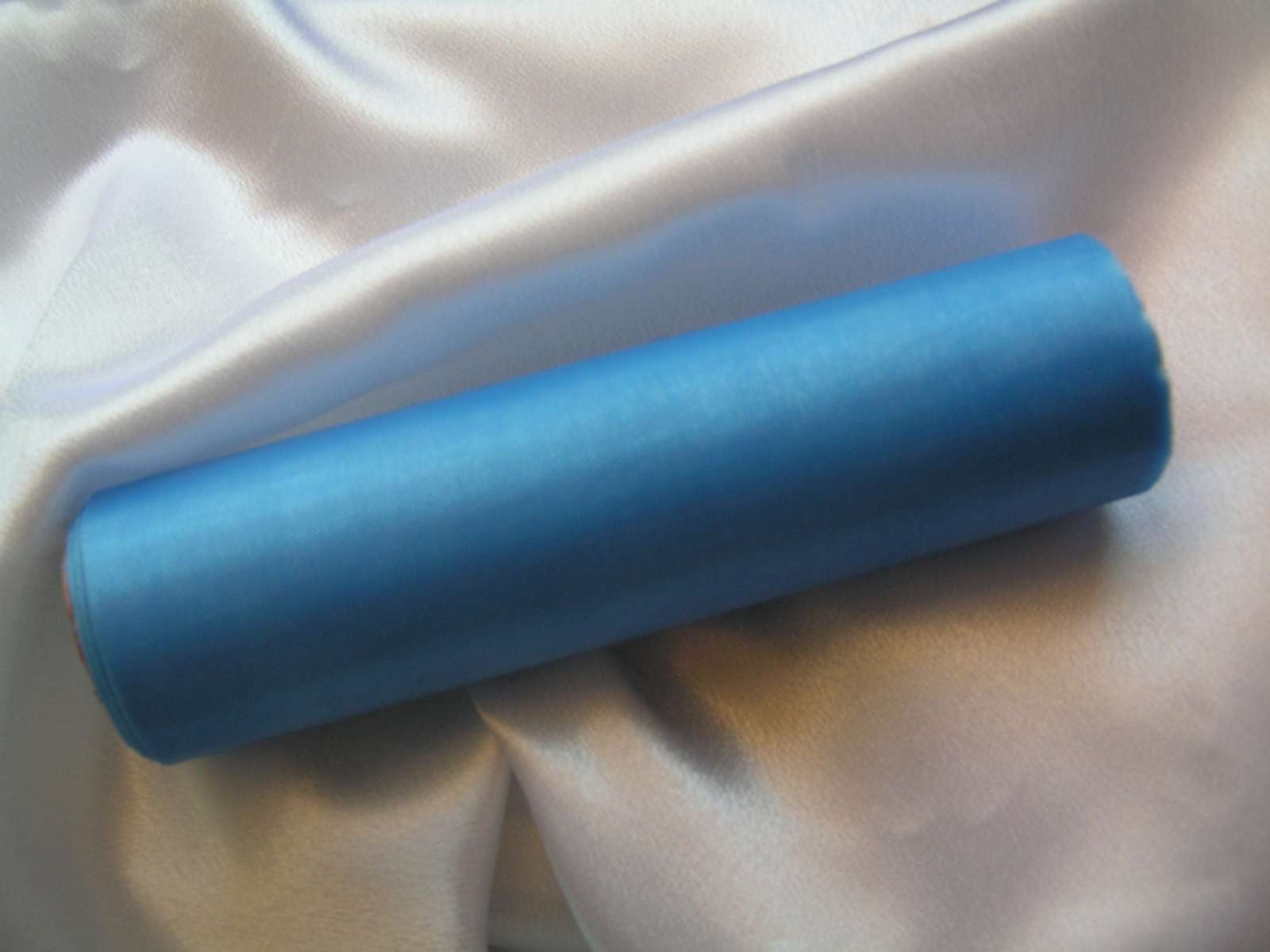 Modrá organza - 16 cm x 9 m - Obrázek č. 1