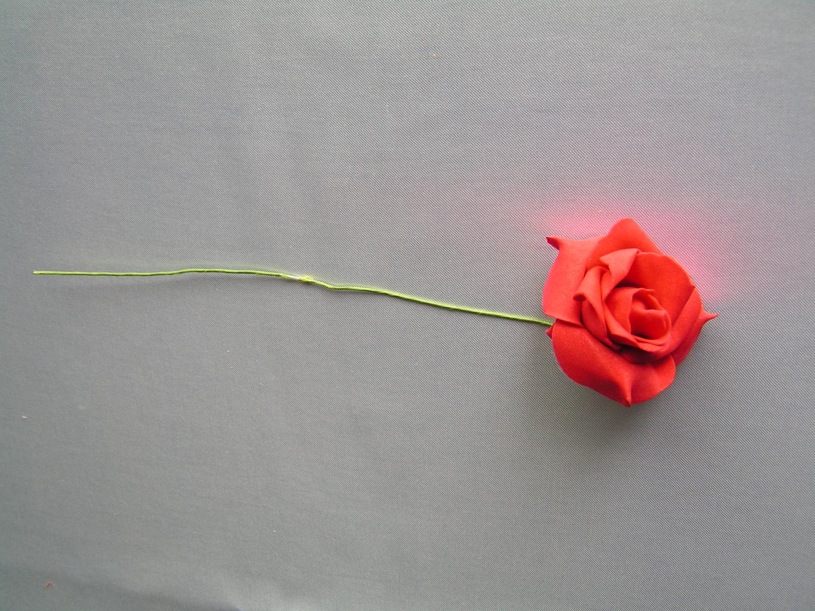 Červené pěnové růže - Obrázek č. 2