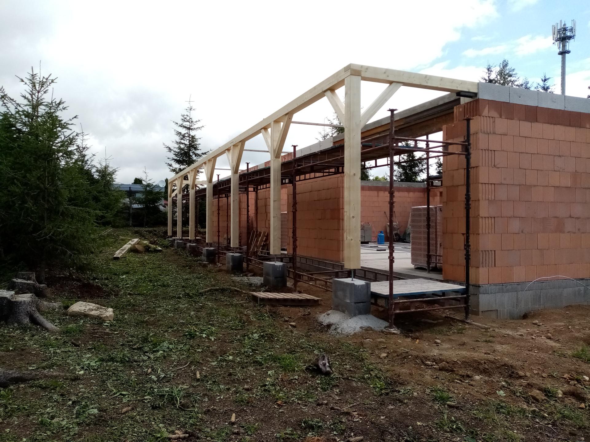 Projekt víkendové bydlení II (aneb návrat ke kořenům) - Konstrukce terasy