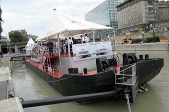ponton vo Viedni