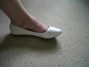 side view of my shoes