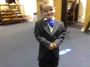 my youngest all suited