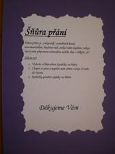 Na šňůru plnou přáníček